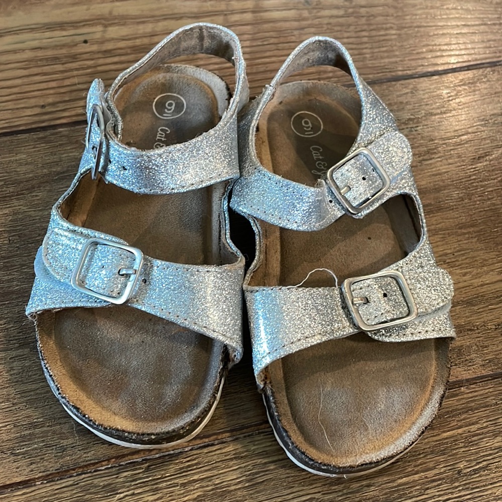 Cat & Jack sparkly sandals